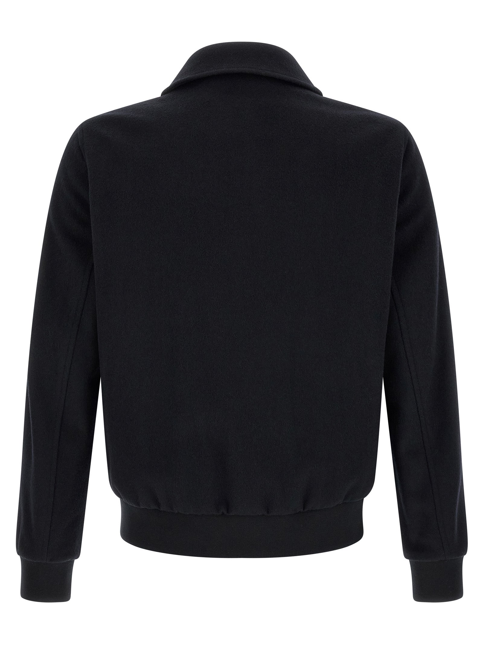 Pal Zileri Black Wool Bomber