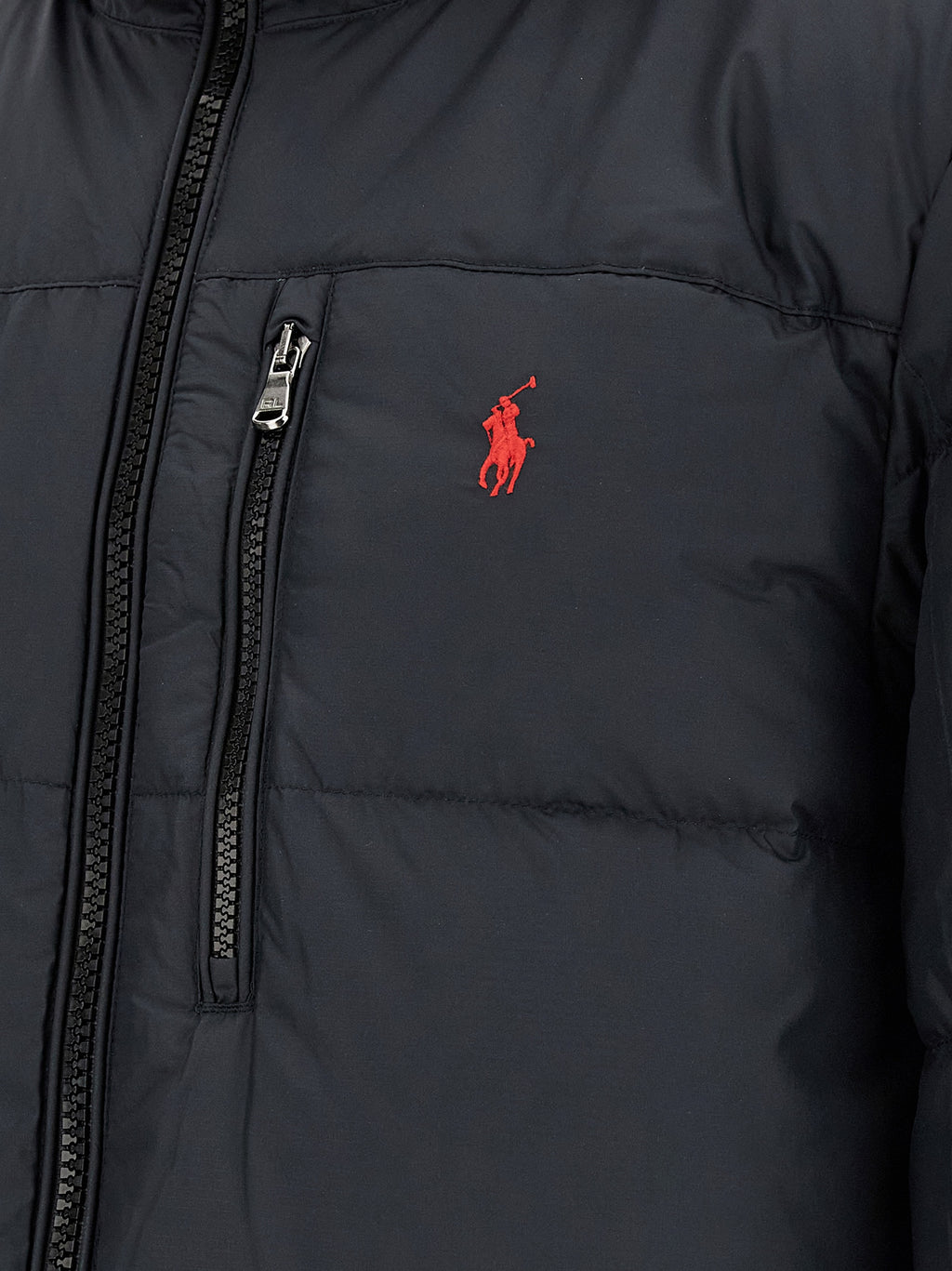 Polo Ralph Lauren Black Polyester Full-Length Jacket