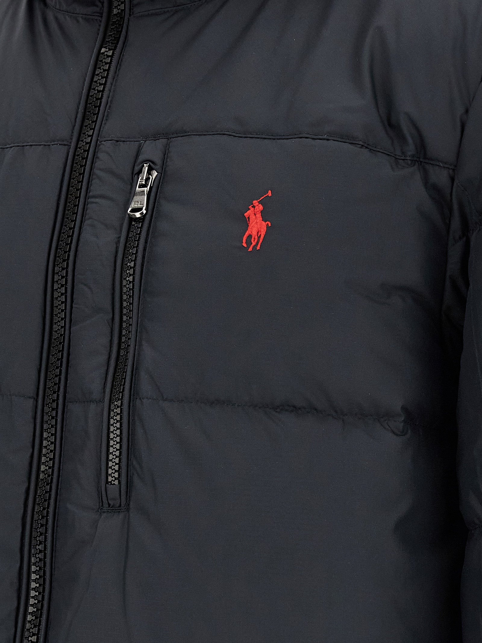 Polo Ralph Lauren Black Polyester Full-Length Jacket