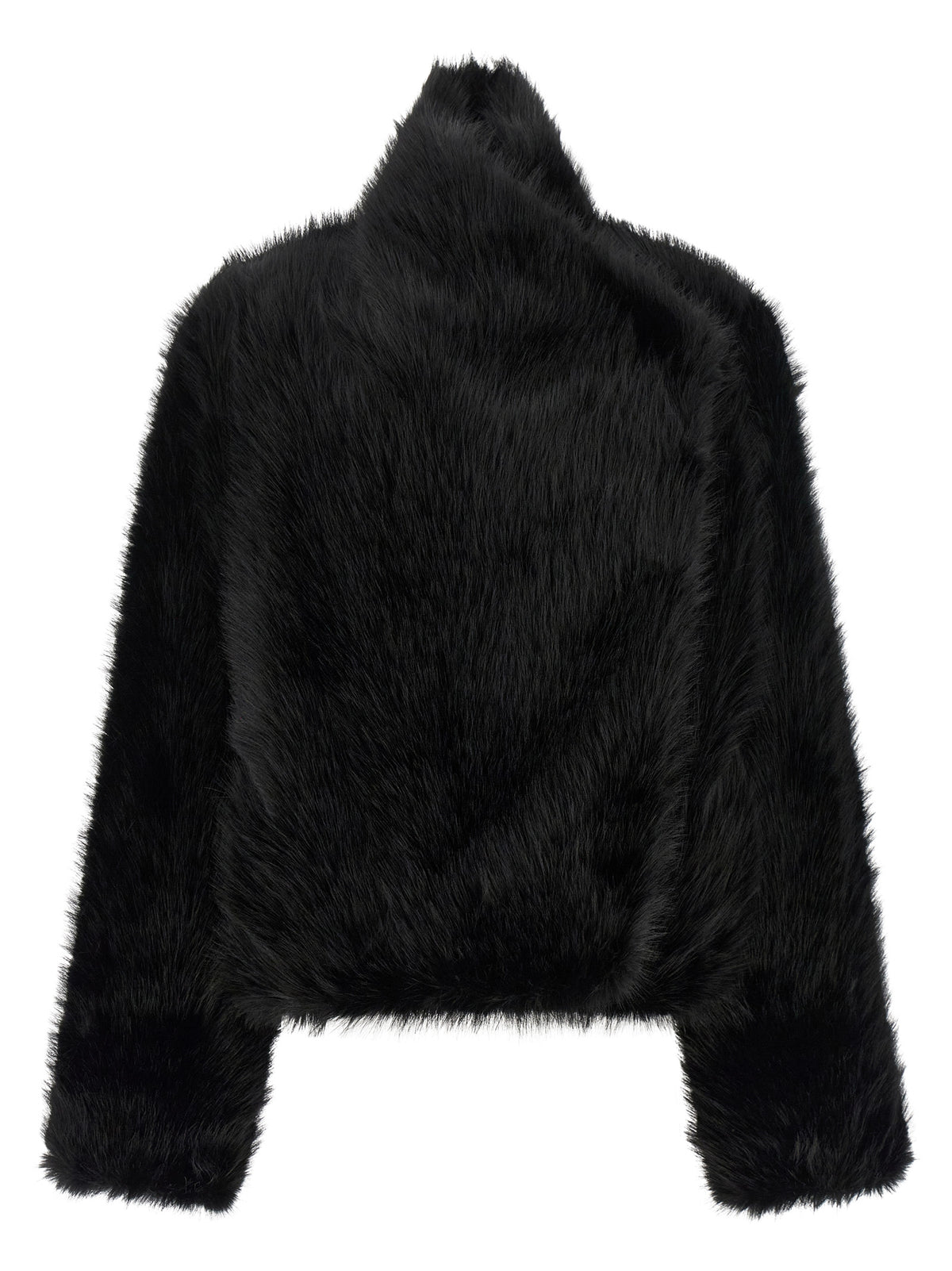 Veste longue B&B COUTURE en polyester noir