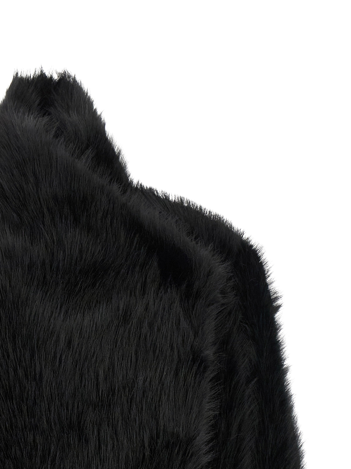 Veste longue B&B COUTURE en polyester noir