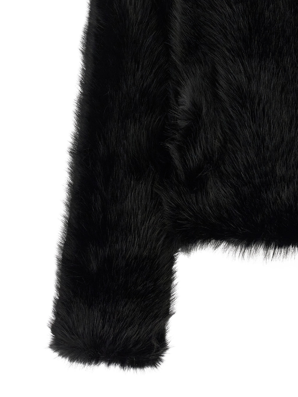 Veste longue B&B COUTURE en polyester noir