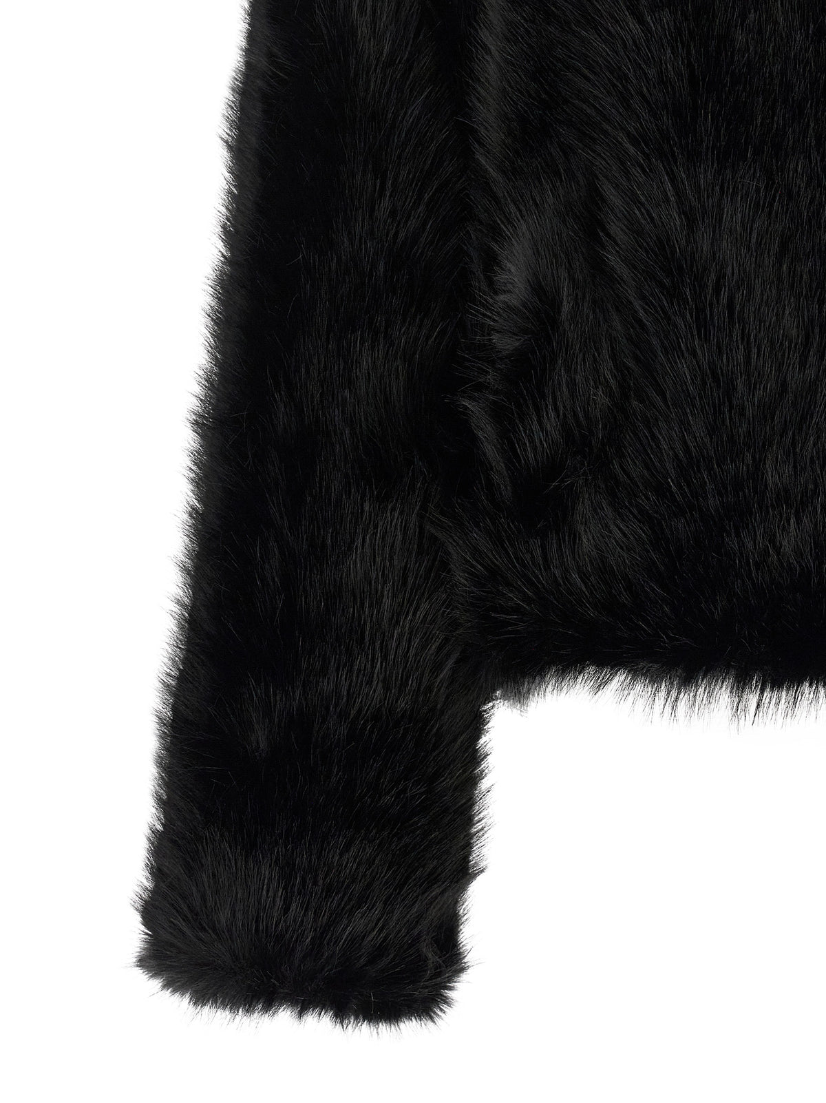Veste longue B&B COUTURE en polyester noir