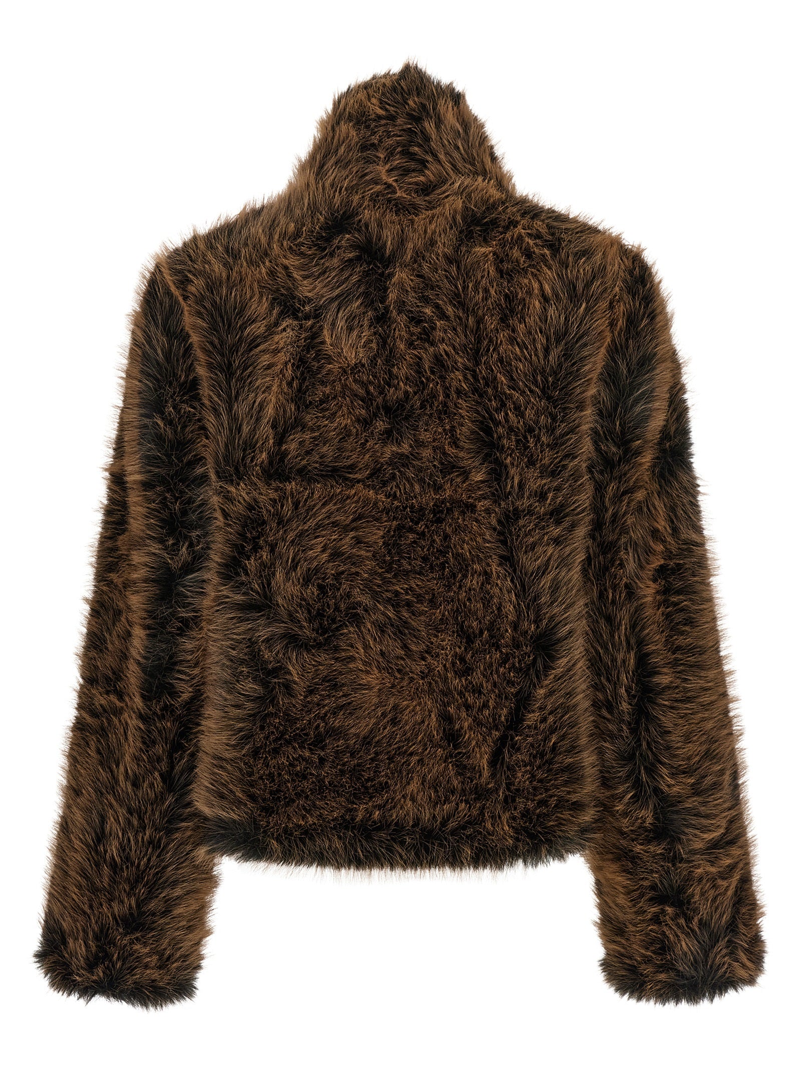 Manteau en polyester marron B&B COUTURE