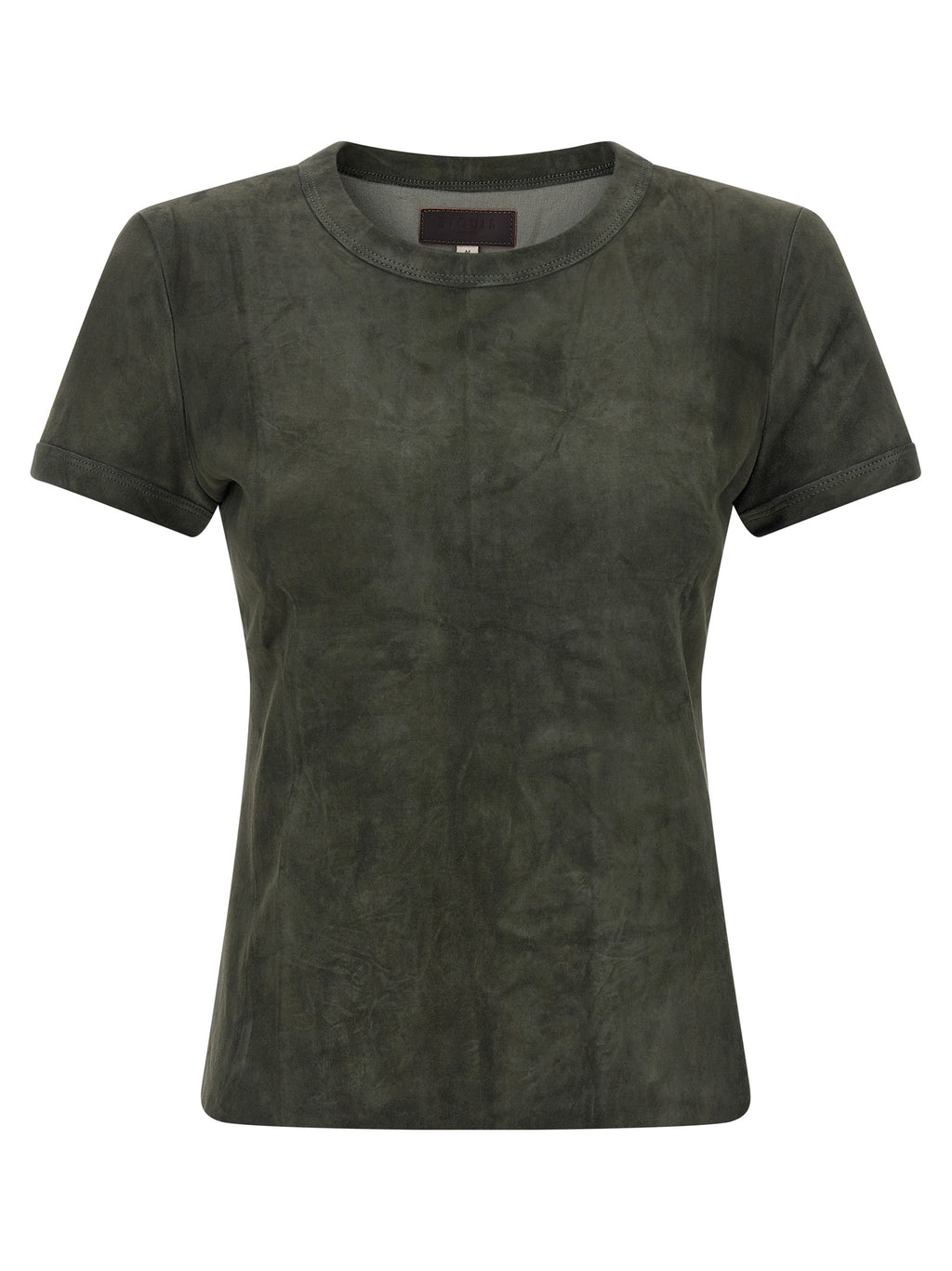 STOULS Gray Lamb Leather T-Shirt