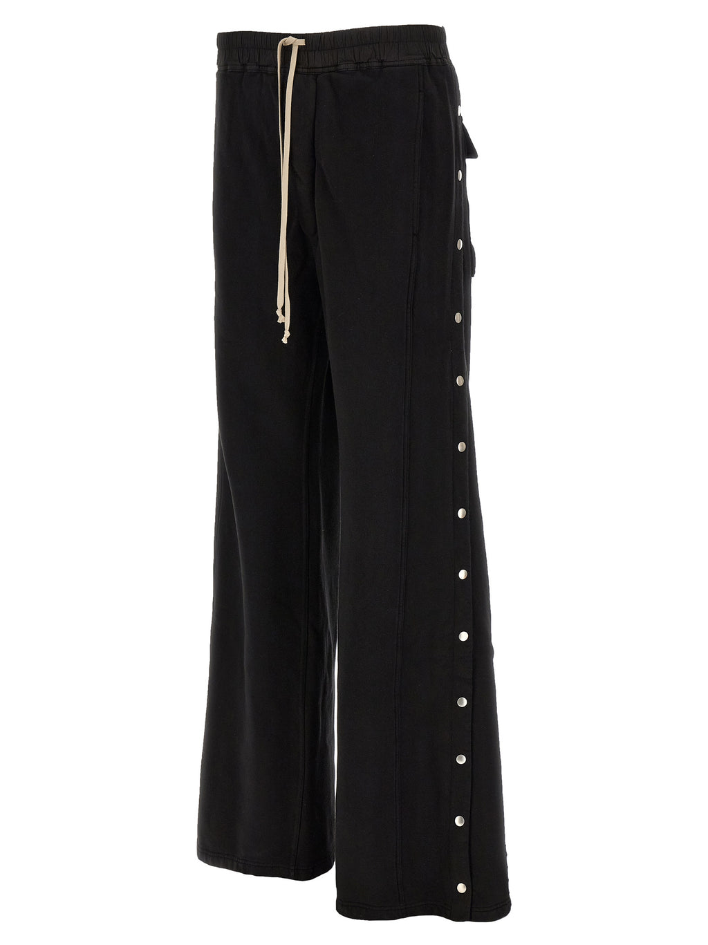 DRKSHDW Black Cotton Flared Pants