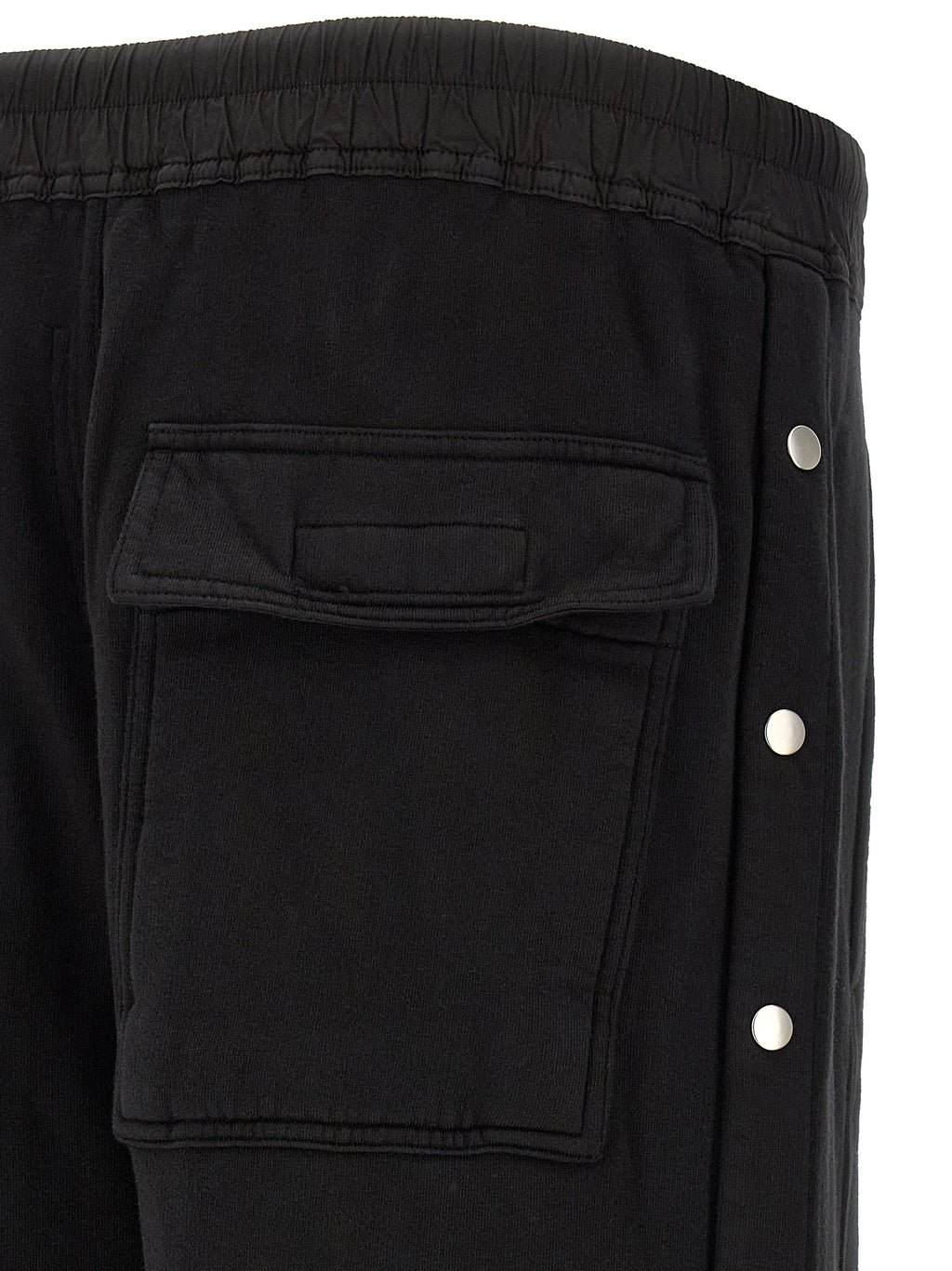 DRKSHDW Black Cotton Flared Pants
