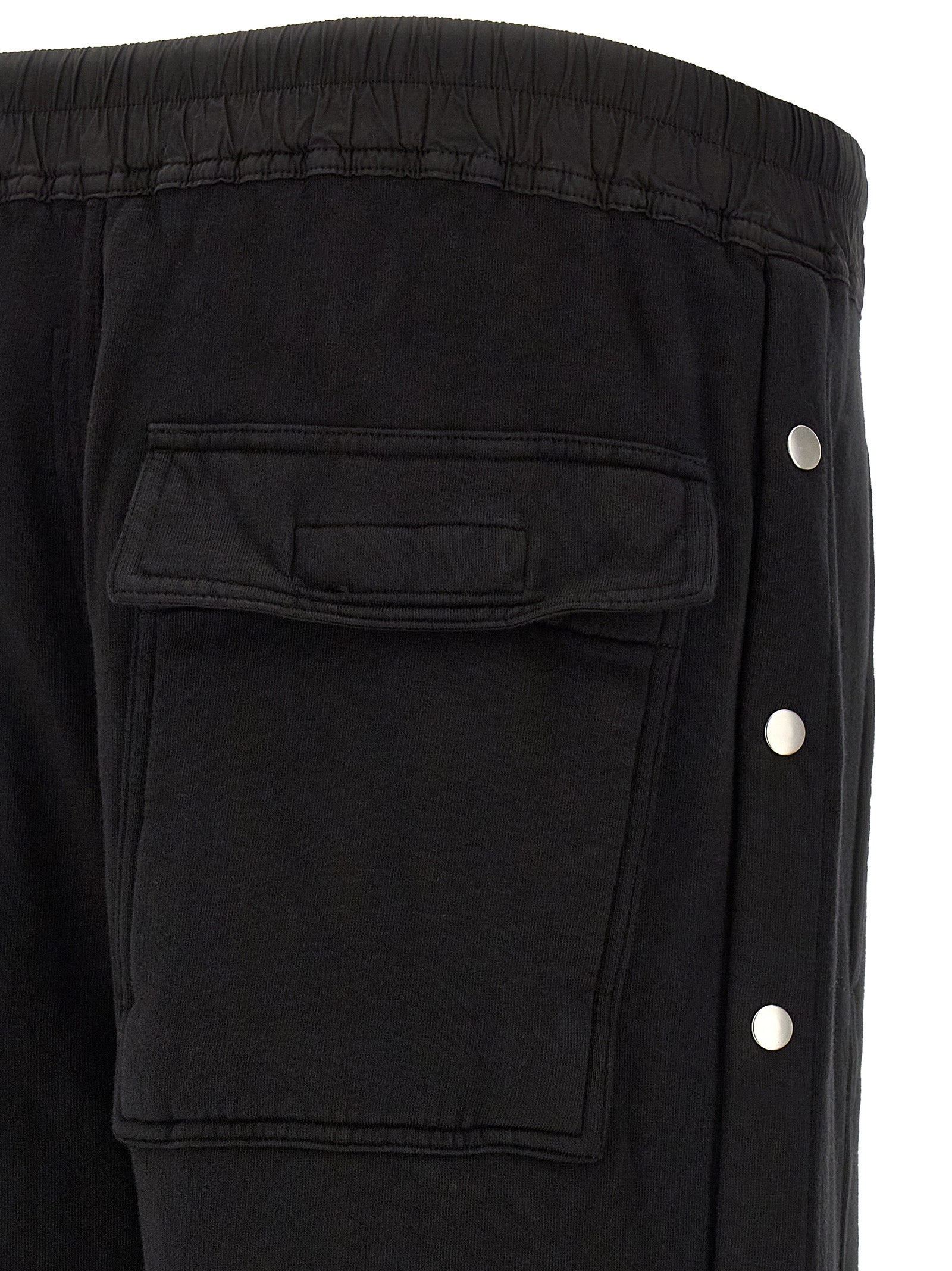 DRKSHDW Black Cotton Flared Pants