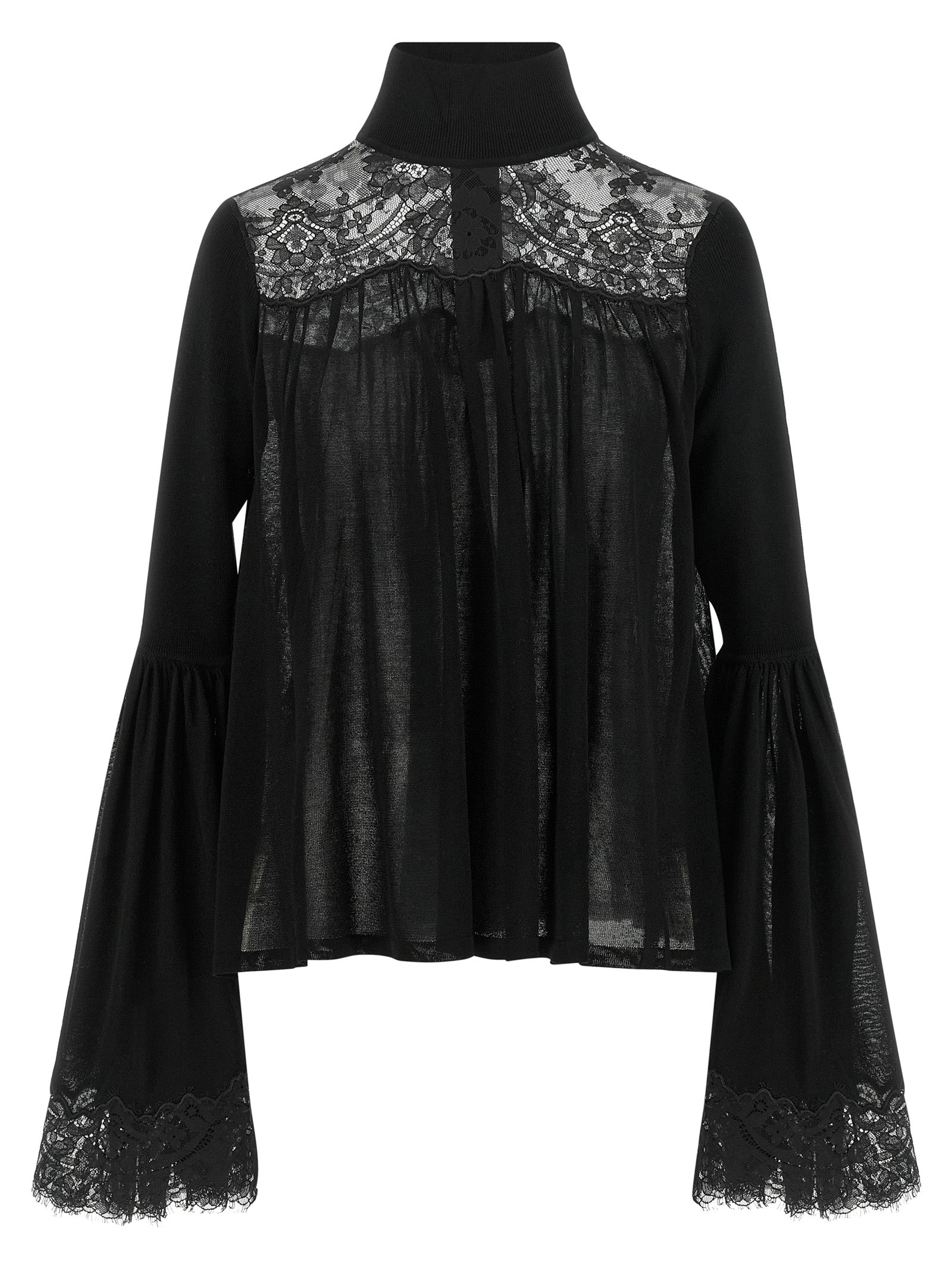 Zimmermann Black Lyocell Blouse