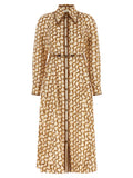 Zimmermann Beige Linen Midi Dress
