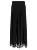 Mini-jupe Zimmermann en lyocell noir