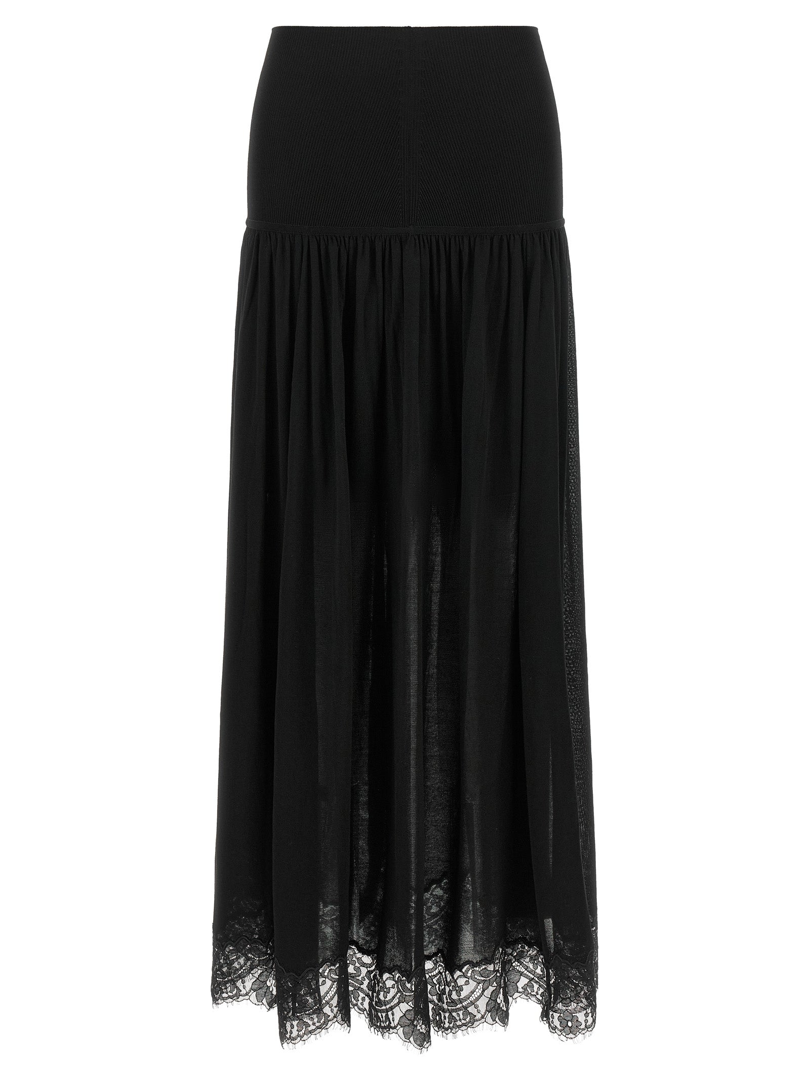 Mini-jupe Zimmermann en lyocell noir