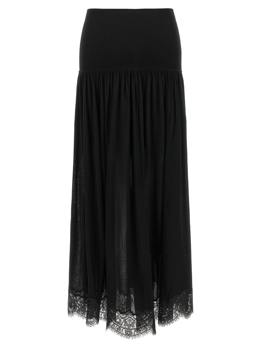 Mini-jupe Zimmermann en lyocell noir