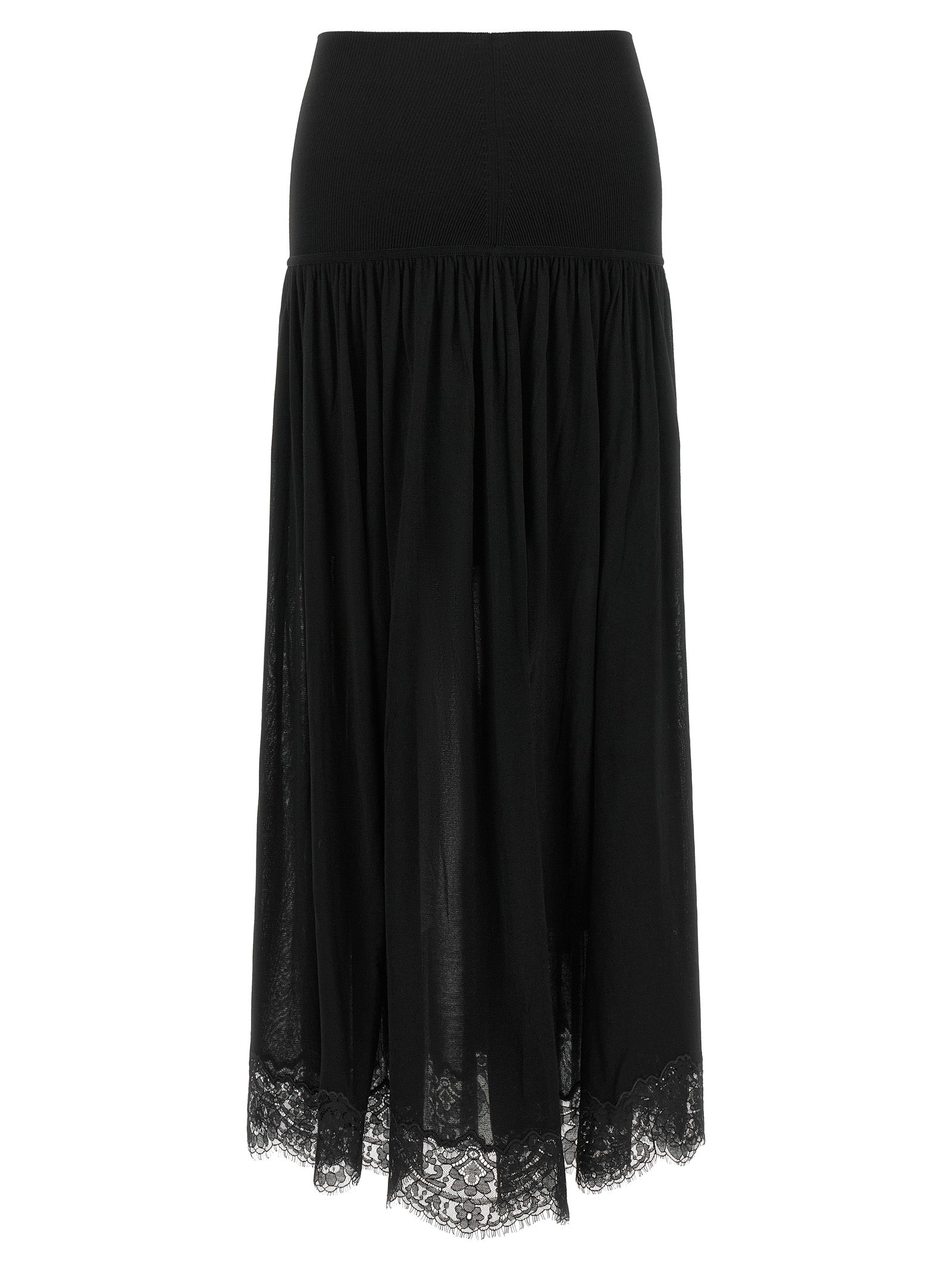 Mini-jupe Zimmermann en lyocell noir