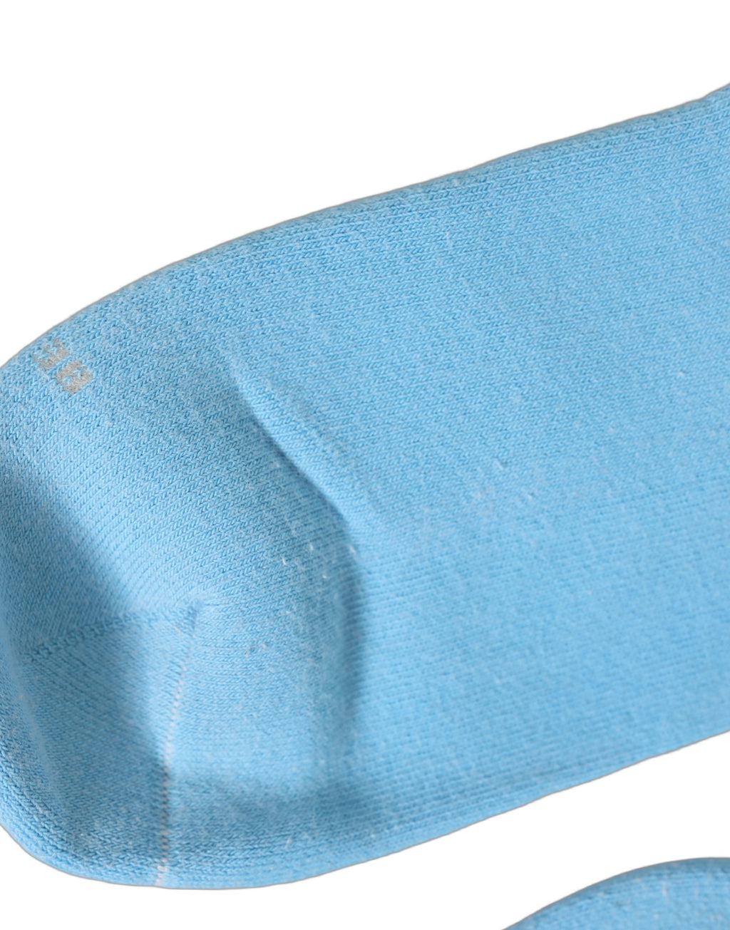Dolce & Gabbana Light Blue Cotton Ribbed Mid Calf Accessory Socks