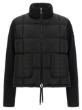 Moncler Black Virgin Wool Cardigan