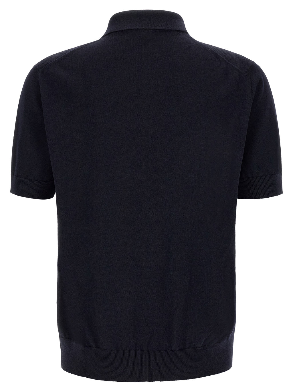 Dolce & Gabbana Blue Virgin Wool Polo Shirt