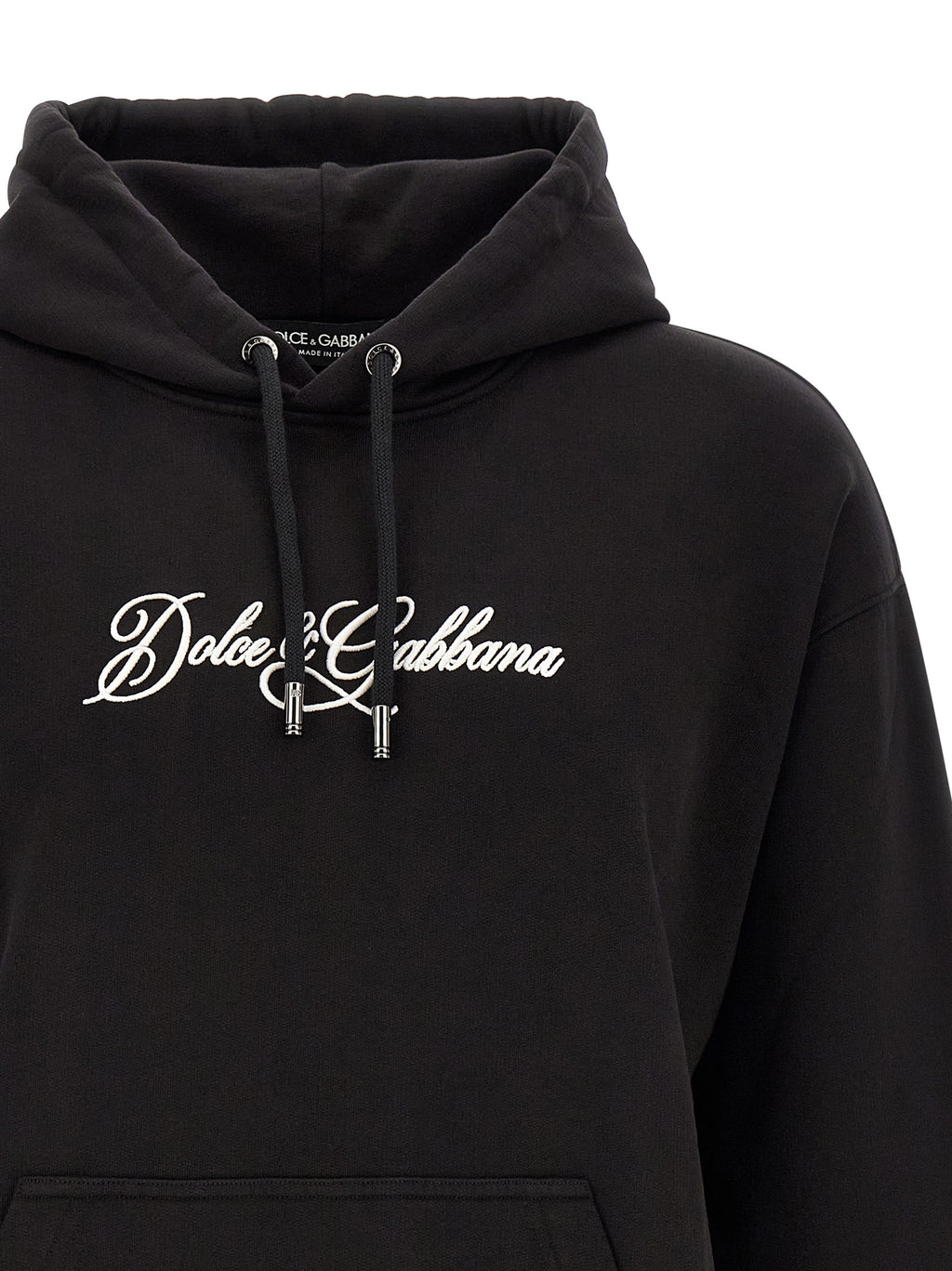 Dolce & Gabbana Black Cotton Sweatshirt