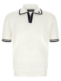 Dolce & Gabbana Bicolor Cotton Polo Shirt
