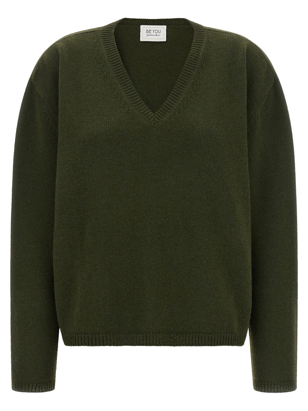 BE YOU Bicolor Cashmere Cardigan