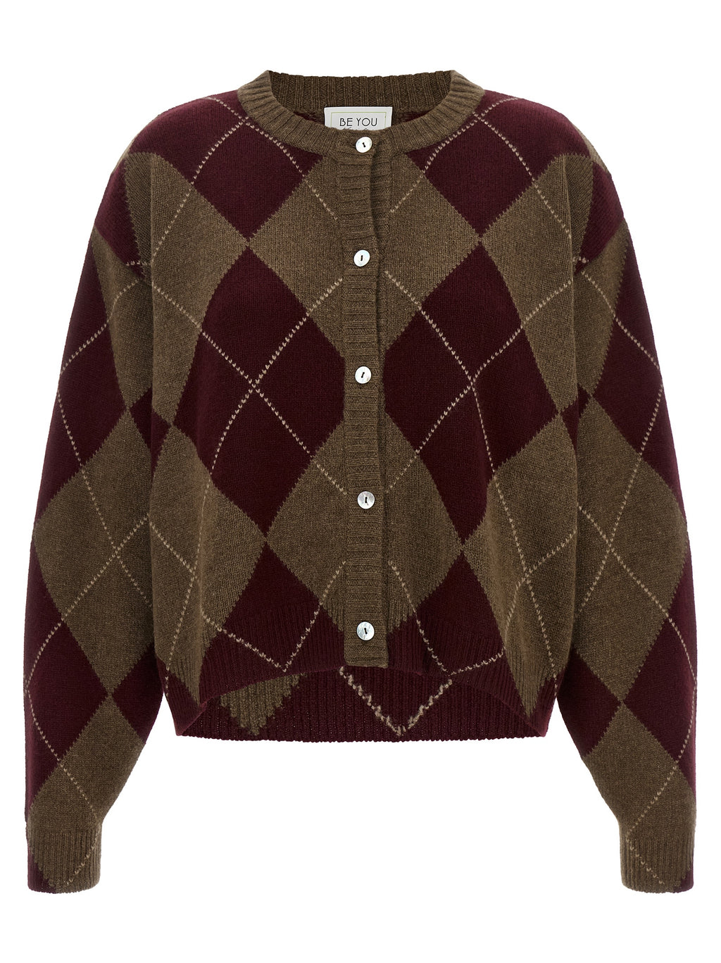 BE YOU Multicolor Cashmere Cardigan