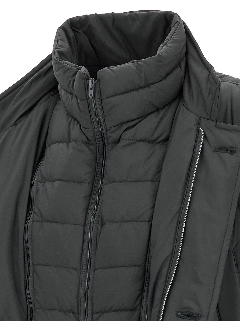 Herno Gray Polyamide Coat