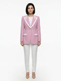 Dolce & Gabbana Pink Elastane Blazer