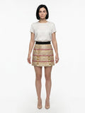 Dolce & Gabbana Multicolor Acetate Mini Skirt