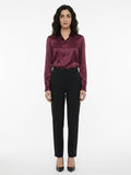 Dolce & Gabbana Purple Silk Shirt