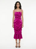 Dolce & Gabbana Purple Elastane Cocktail Dress