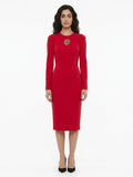 Dolce & Gabbana Red Acetate Casual Dress