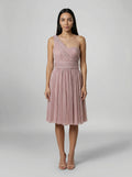 Dolce & Gabbana Purple Cotton Cocktail Dress