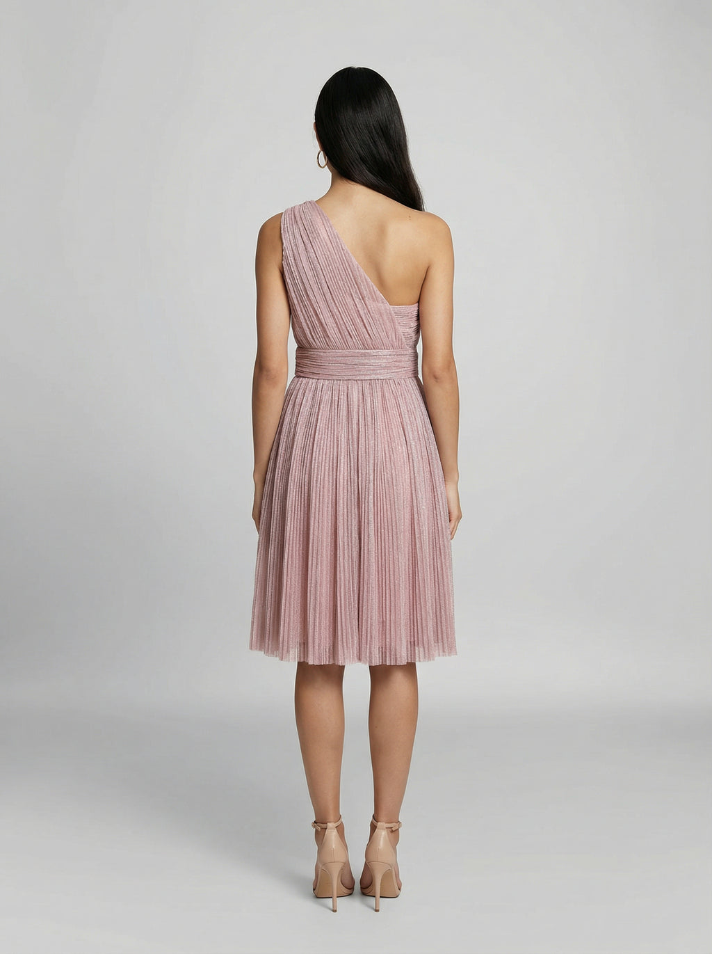 Dolce & Gabbana Purple Cotton Cocktail Dress
