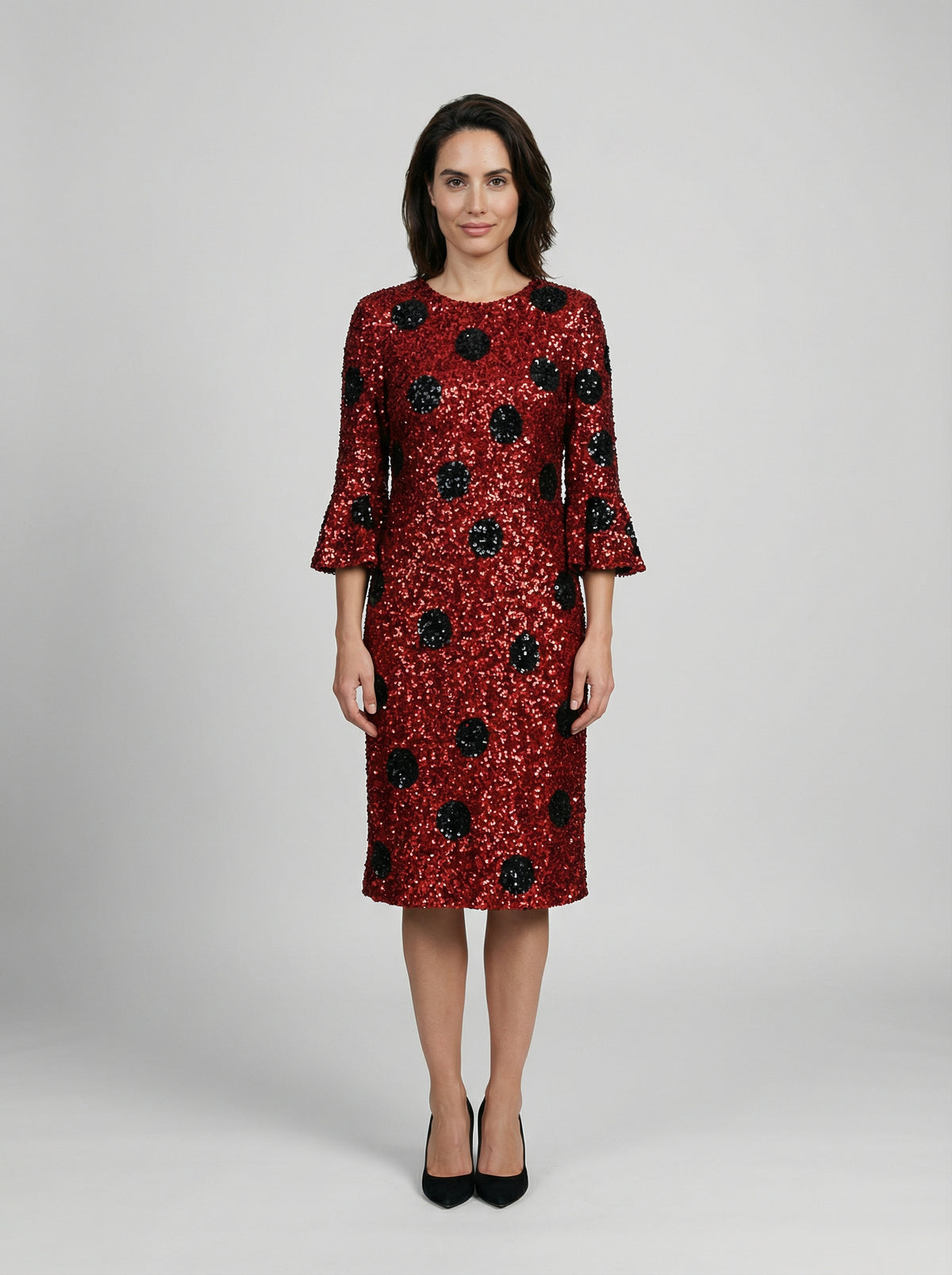 Dolce & Gabbana Multicolor Cotton Cocktail Dress