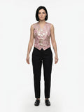 Dolce & Gabbana Multicolor Elastane Waistcoat