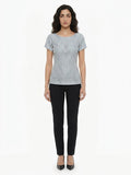 Dolce & Gabbana Light Blue Polyamide Blouse
