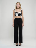 Dolce & Gabbana Multicolor Elastane Sleeveles T-Shirt