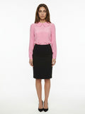 Dolce & Gabbana Pink Elastane Blouse