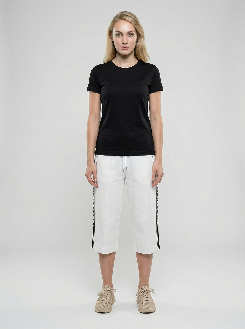 Dolce & Gabbana White Elastane T-Shirt