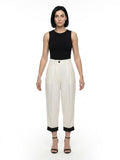 Dolce & Gabbana White Virgin Wool Casual Pants