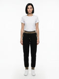 Dolce & Gabbana Black Cotton Casual Pants
