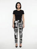 Dolce & Gabbana Multicolor Polyamide Casual Pants