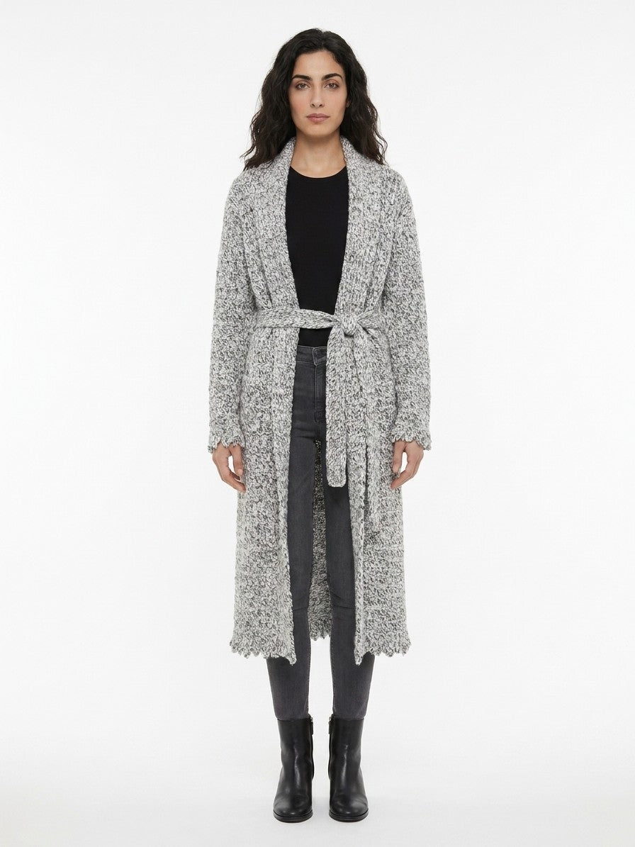 Dolce & Gabbana Multicolor Cashmere & Wool Long Coat