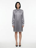 Dolce & Gabbana Gray Silk Casual Dress