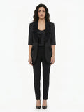 Dolce & Gabbana Black Silk Blazer