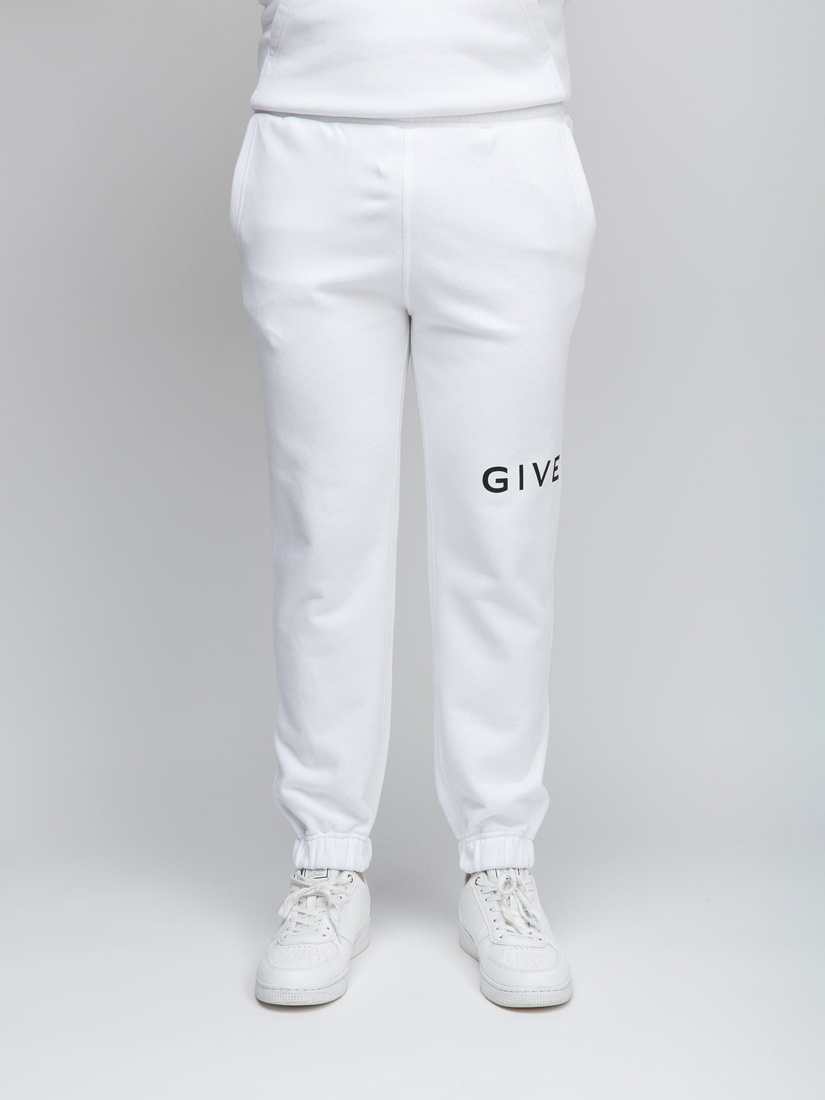 Givenchy White Cotton Joggers (Workout Pants)