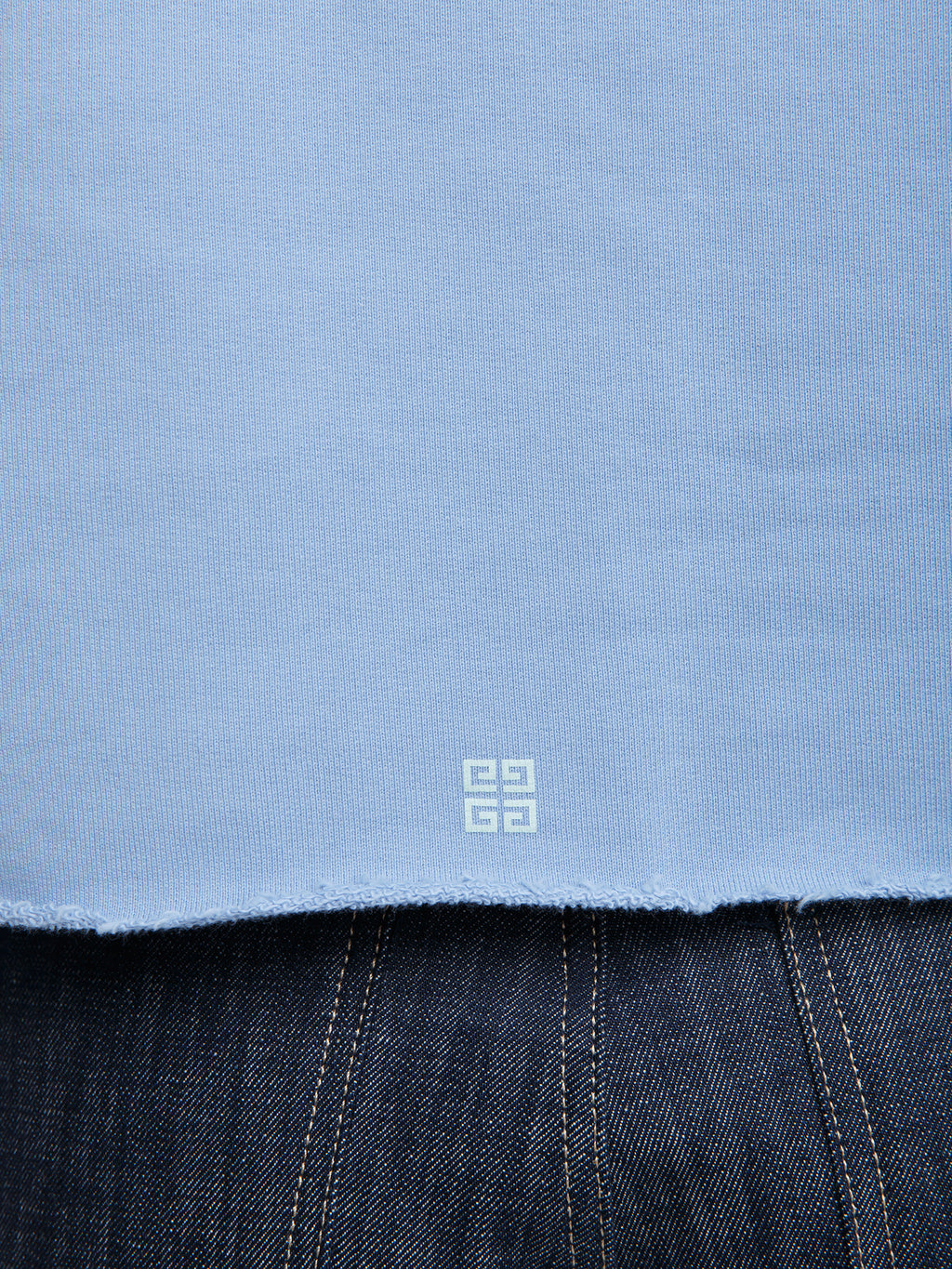 Givenchy Blue Cotton Sweatshirt