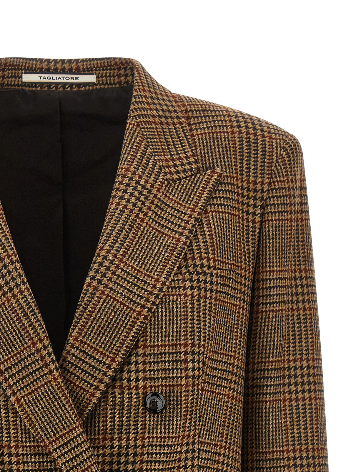 Tagliatore Brown Virgin Wool Blazer
