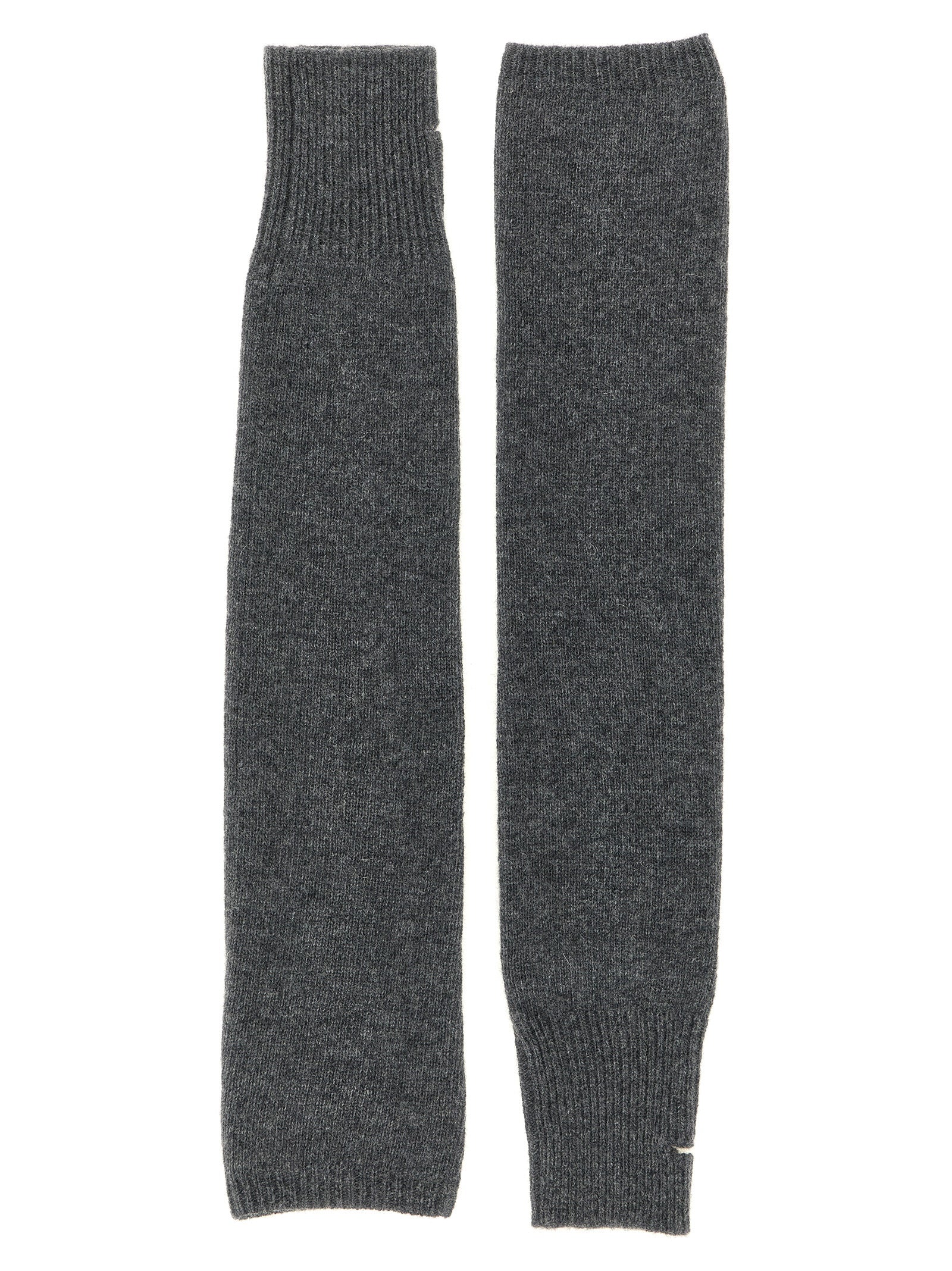 NUDE Gray Wool Gloves