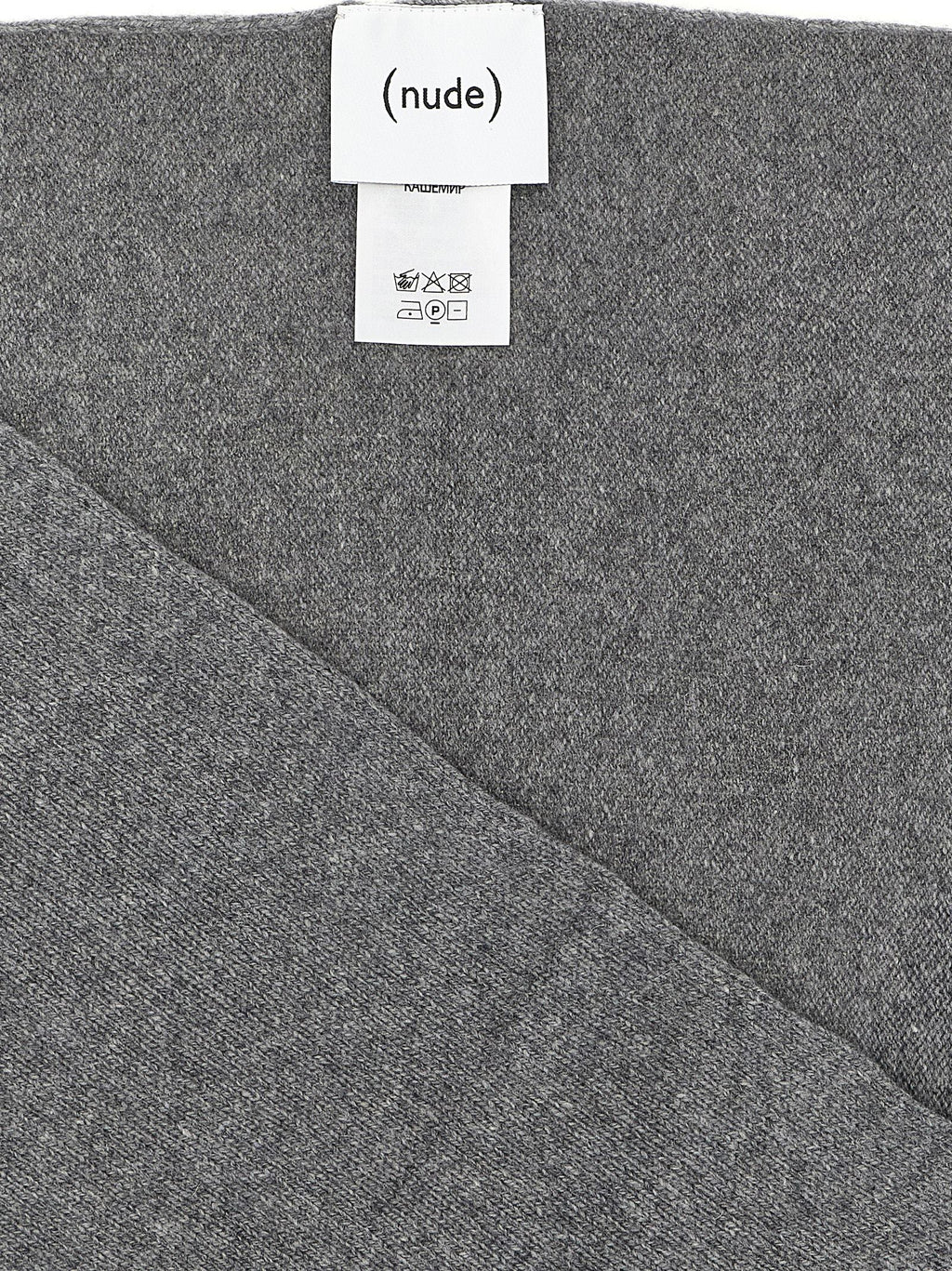 NUDE Gray Cashmere Accessories